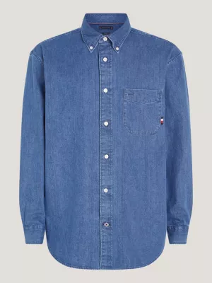 Camisa jeans de corte regular