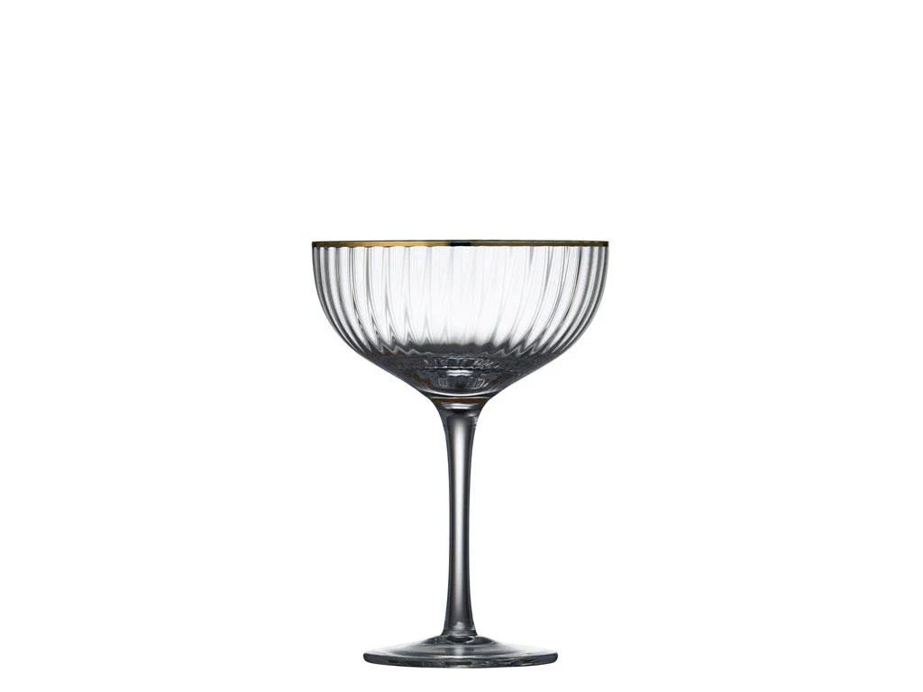 Lyngby Glas  Palermo Cocktailglas, guldfarvet - 4 stk.
