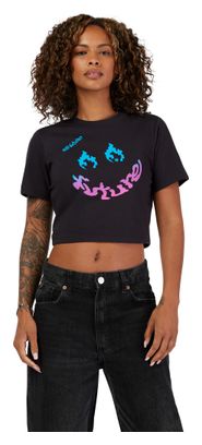 T-shirt Femme Fox Baby Hello Noir