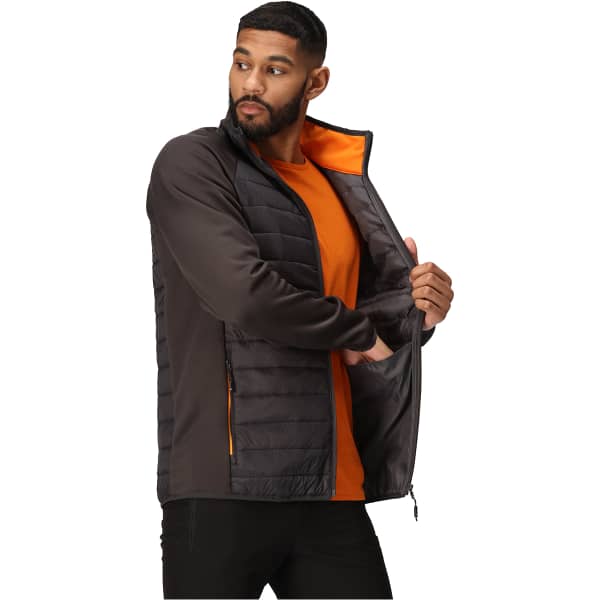 Doudoune ski REGATTA CLUMBER IV HYBRID ASH (ORANGE PEPPER)