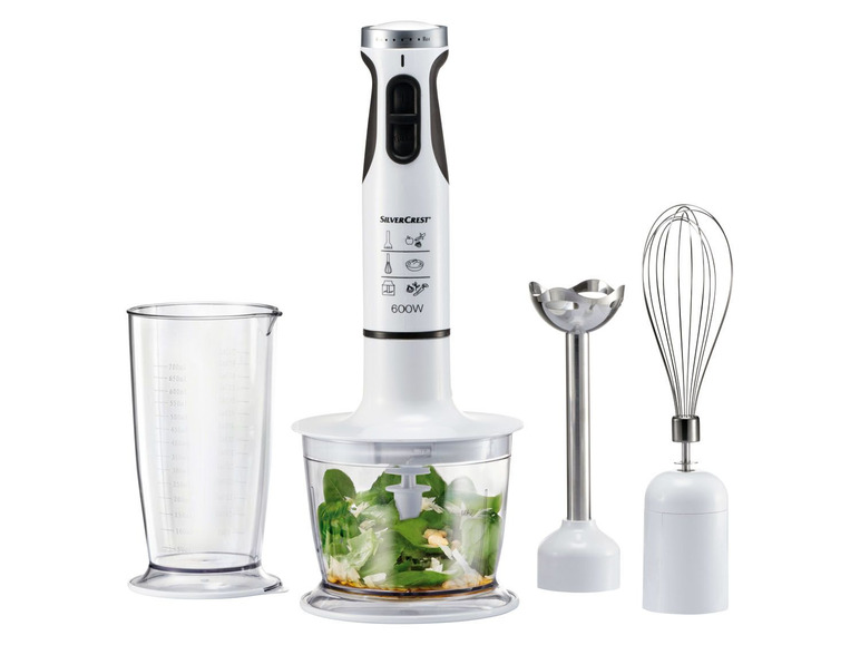 Staafmixerset, 600 W, 5 snelheden