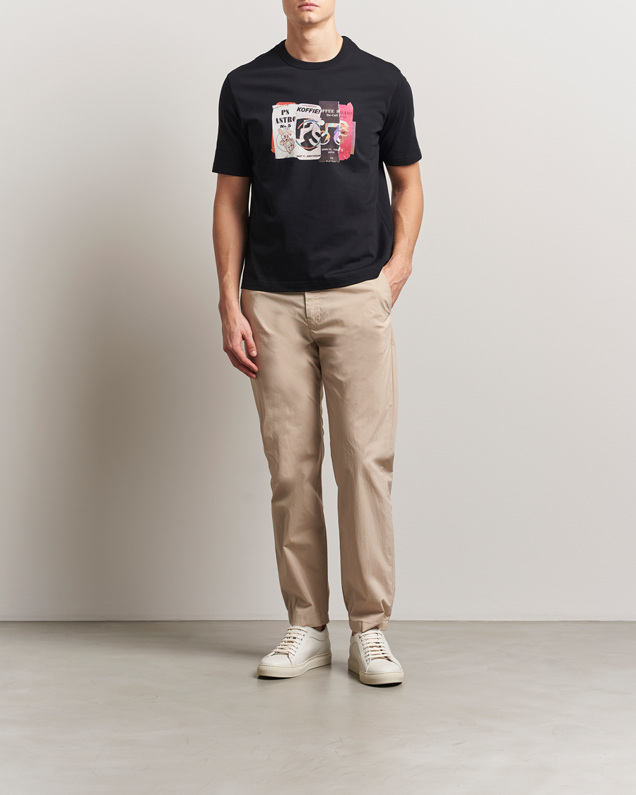 PS Paul Smith Cut & Paste Printed T-Shirt Black