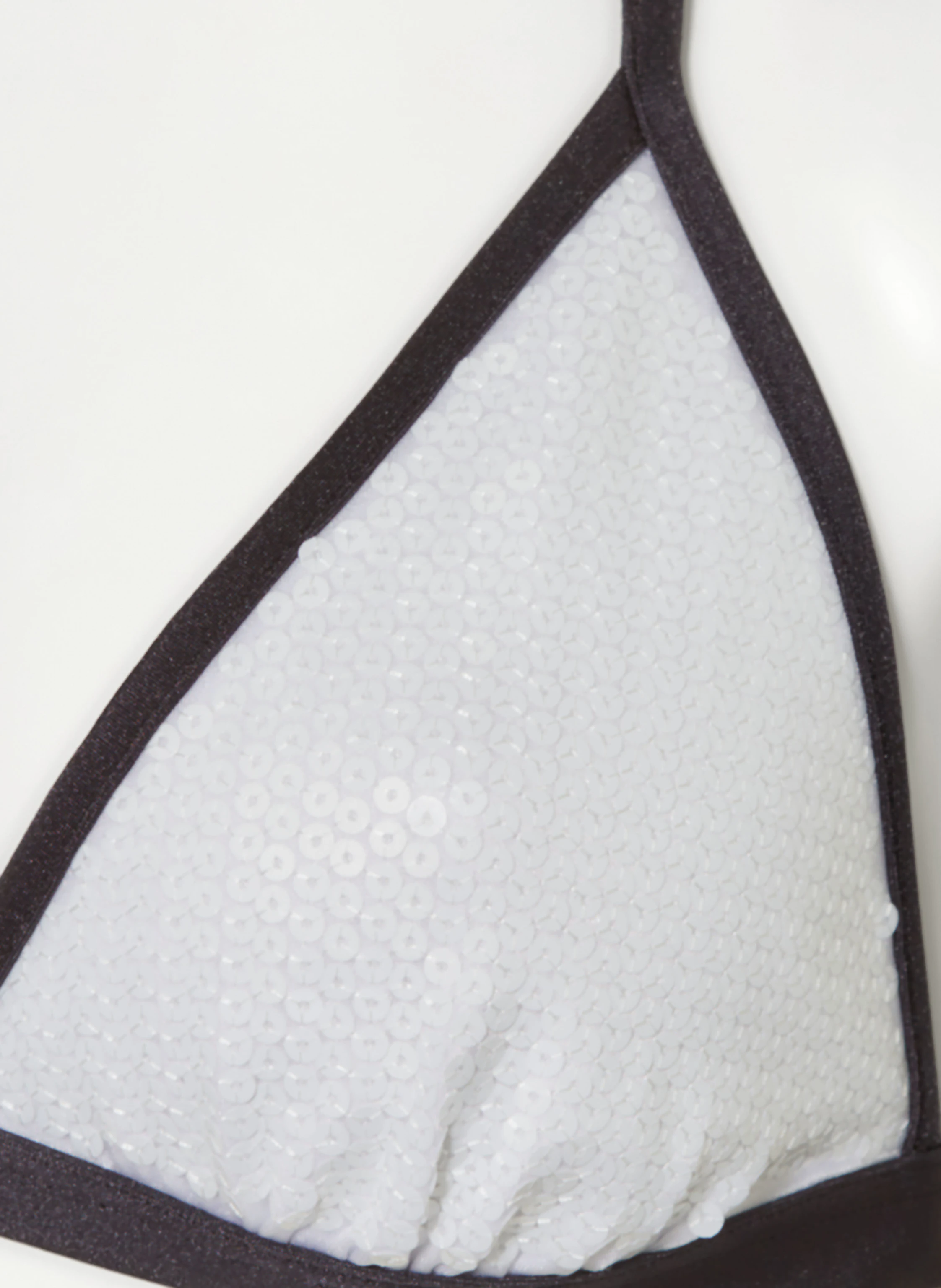 BALMAIN Triangel-Bikini mit Pailletten