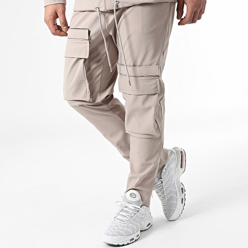 Ensemble Veste Et Jogger Pant LL608 Beige
