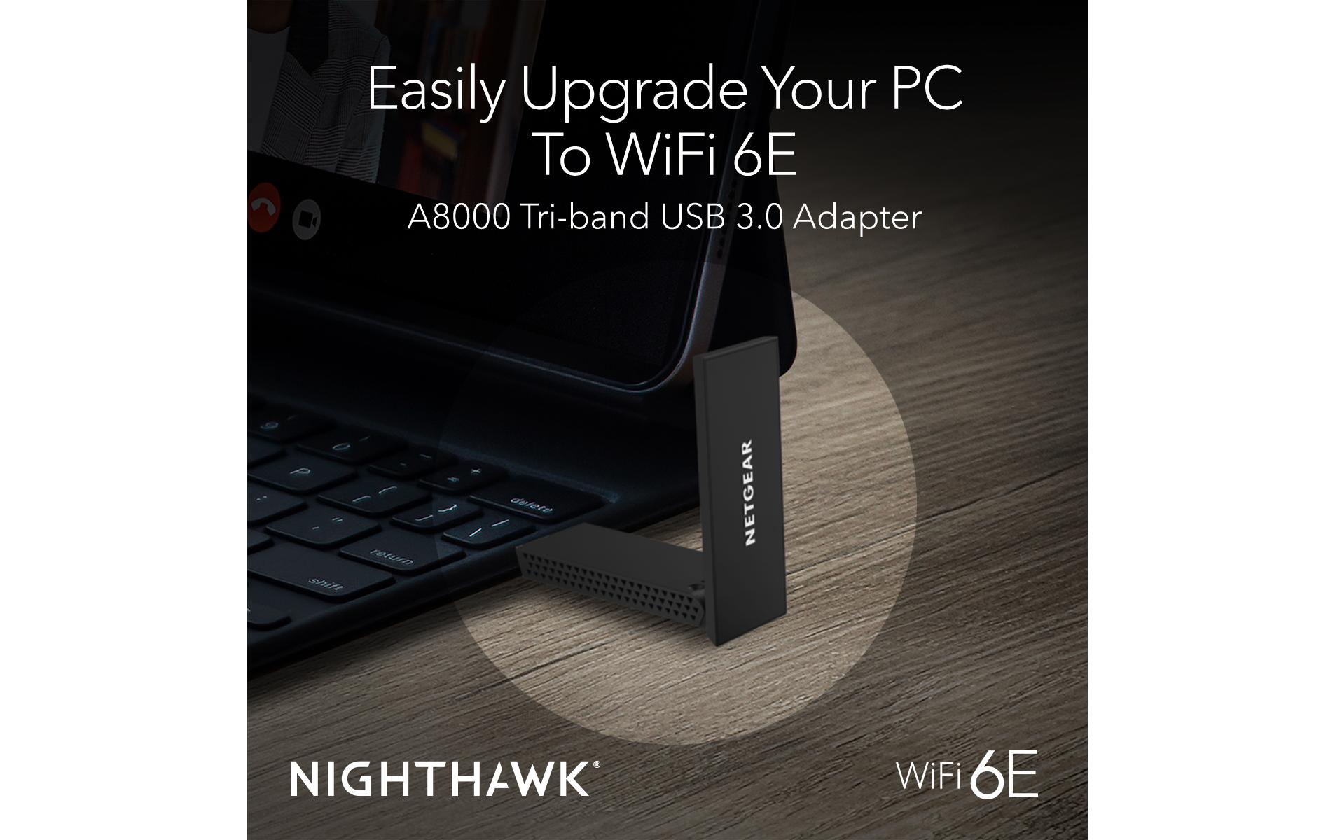 WLAN-AX USB-Stick Nighthawk A8000Nighthawk AX3000 WiFi 6E USB 3.0-Adapter