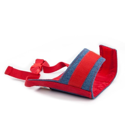 Focinheira para cães Pappy Blue Denim com fecho de velcro