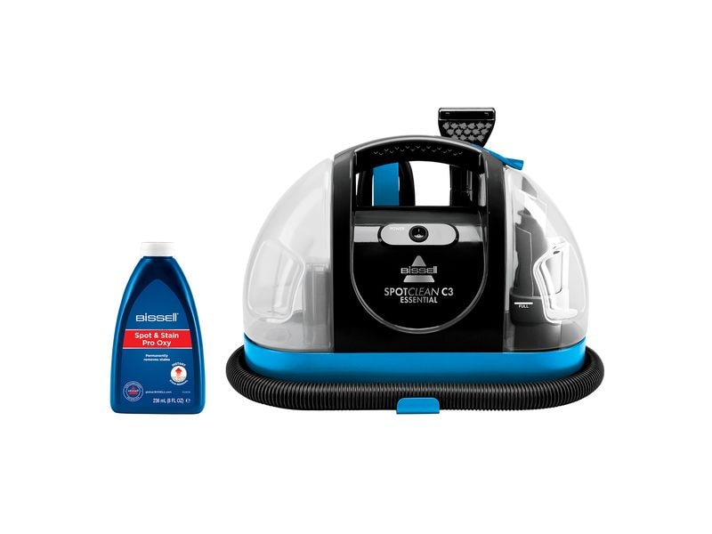 BISSELL Waschsauger SpotClean C3 Essential Schwarz/Blau Teppich- und Polsterreiniger