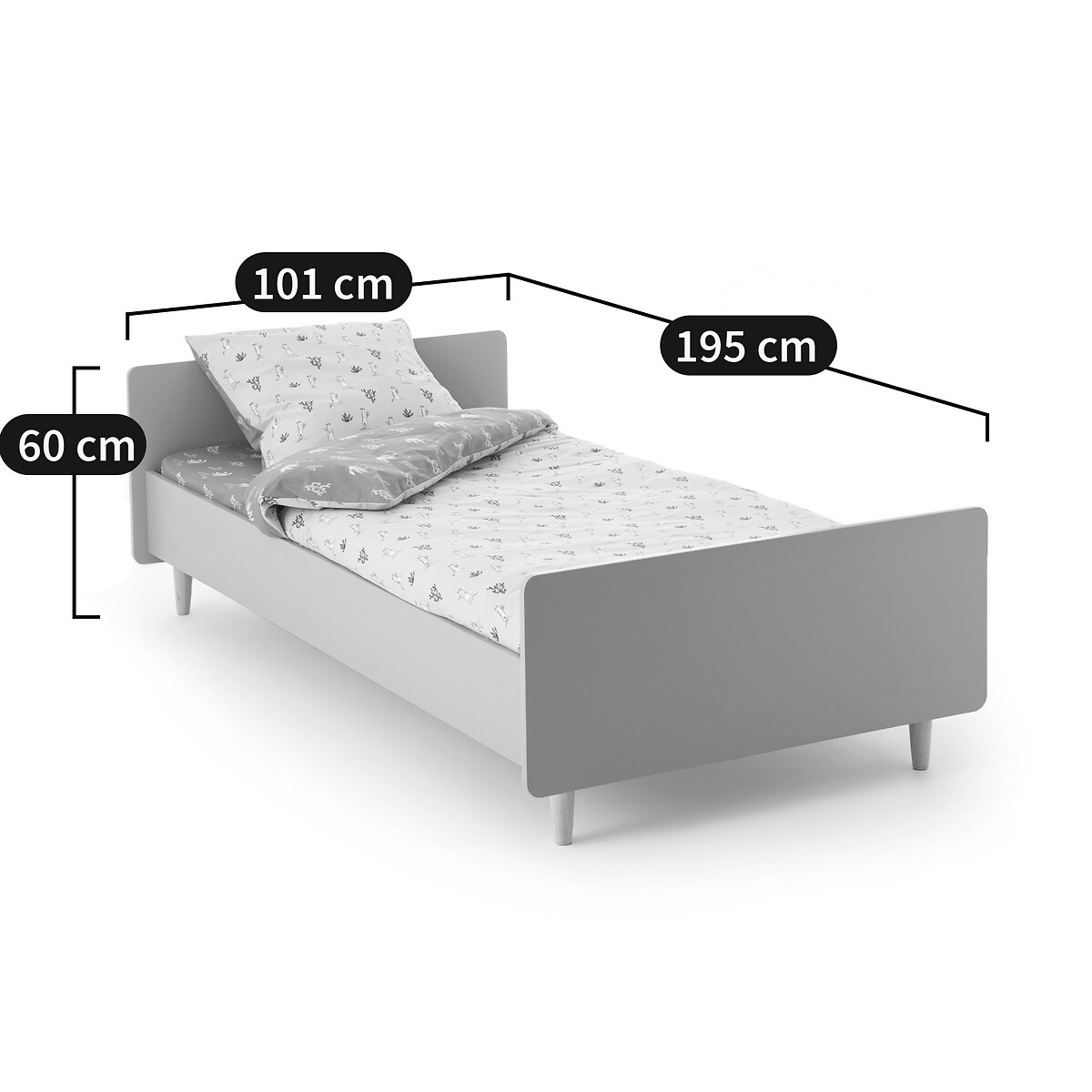 LA REDOUTE INTERIEURS<br>Cama infantil com base Saw