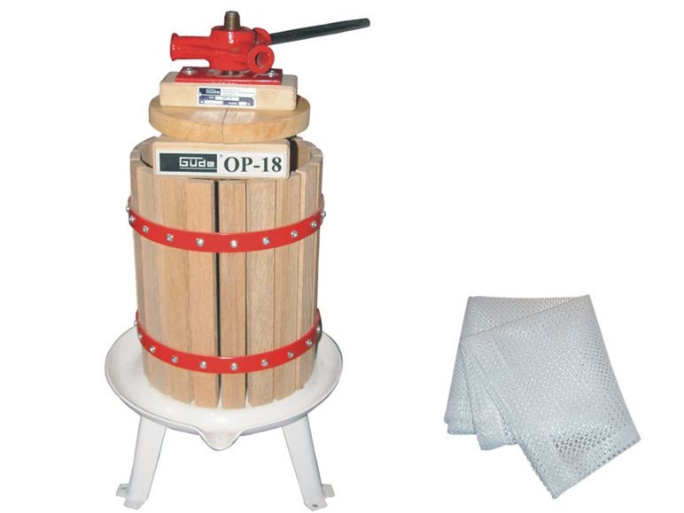 Güde fruitpers, 6, 12, 18 of 30 liter, mechanisch, met stalen spindel