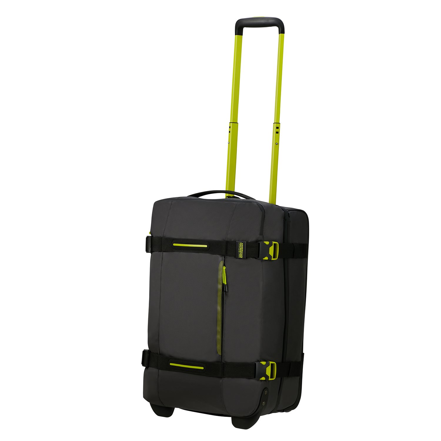 American Tourister Urban Track Duffle/Wheels S Coated black/lime