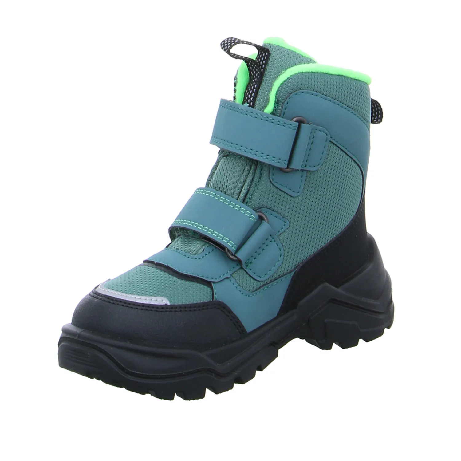 SUPERFIT Kleinkinder-Snowboot  Membran Grün Textil  Winterstiefel Unisex