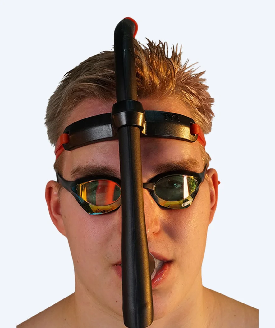 TYR centersnorkel - Ultralite Elite - Sort