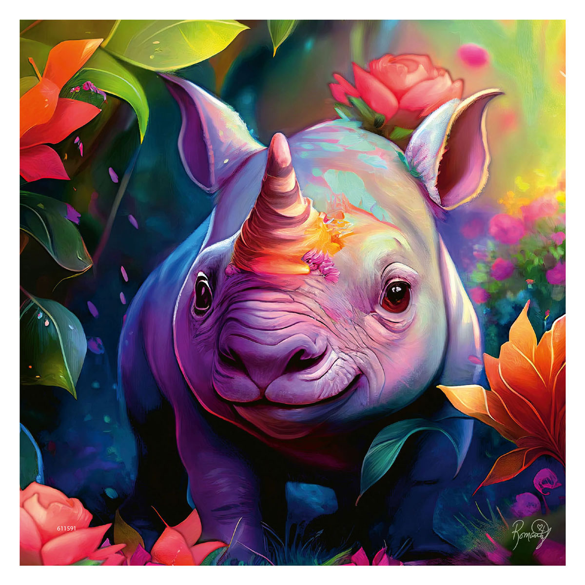 Legpuzzel Jungle Babies, 3x49st.