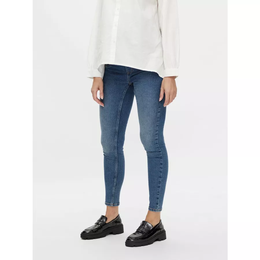 mama;licious Umstandsjeggings MLAMY Medium Blue Denim
