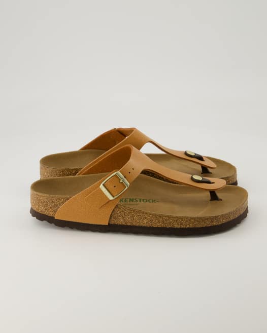 Birkenstock Gizeh Vegan Zehentrenner in Braun