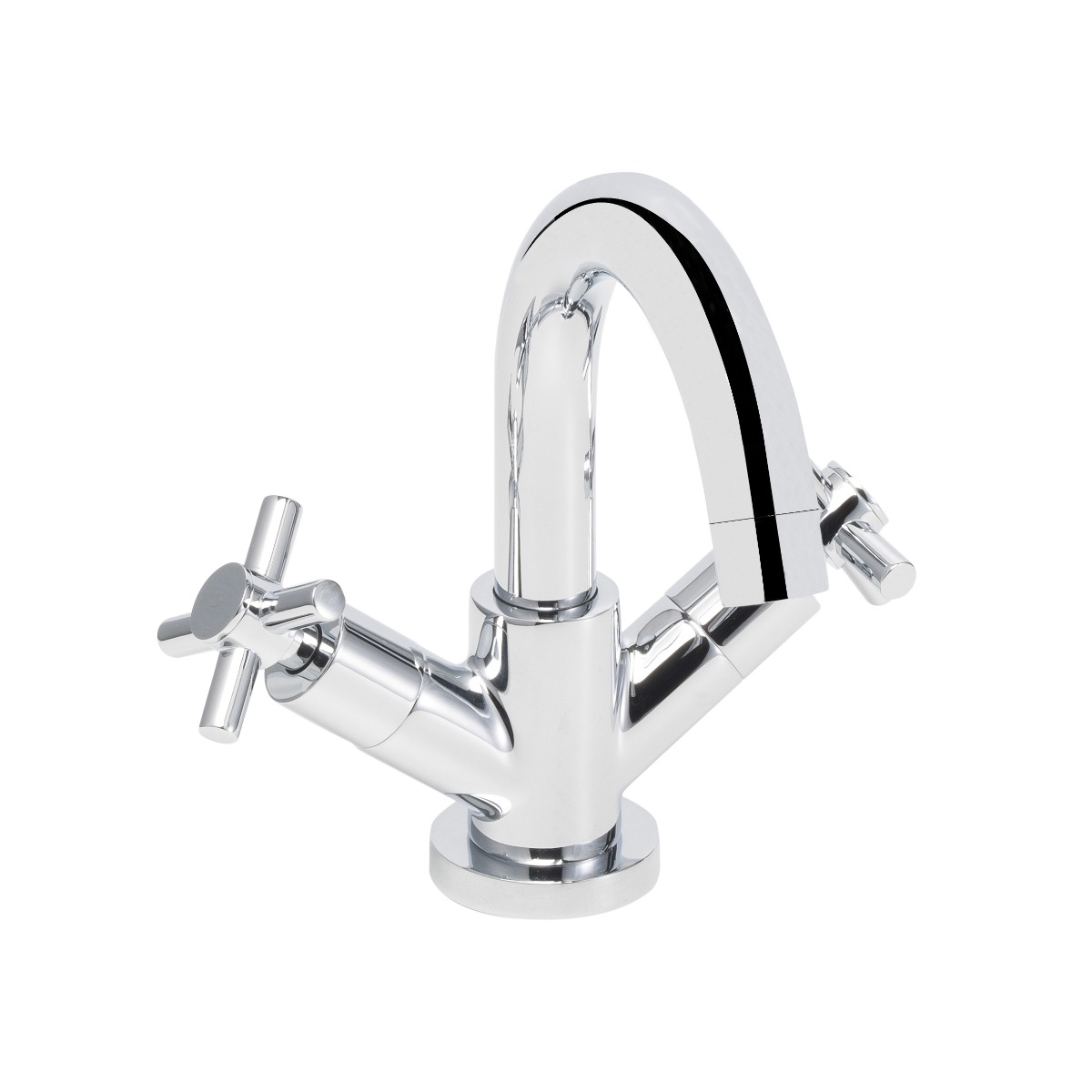 Mueller Mika wastafelkraan PVD-coating chroom