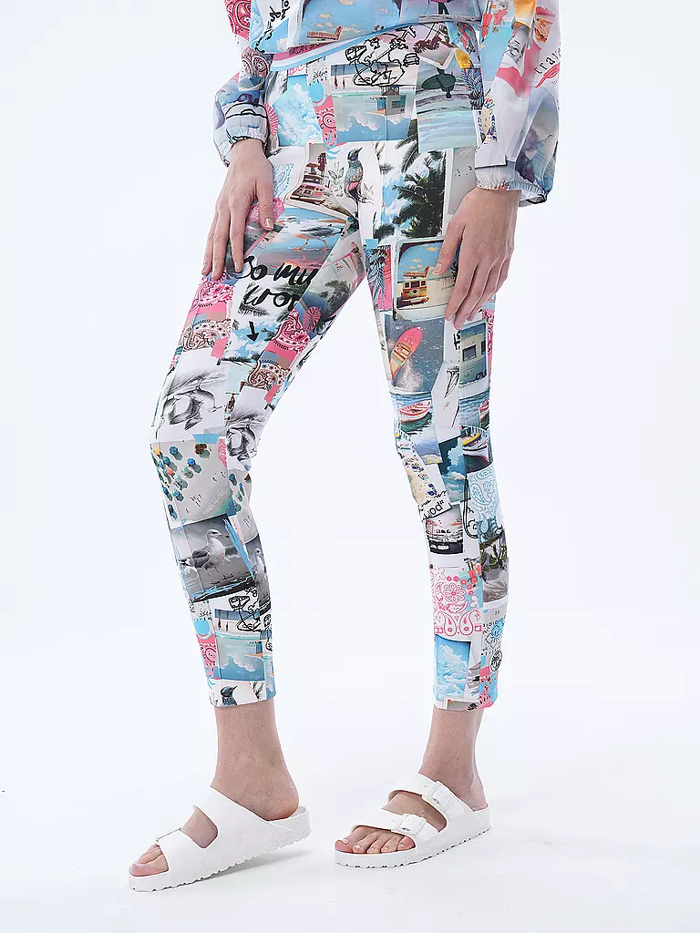 MARC CAIN Hose Legging Slim Fit 7/8 SOFIA rot