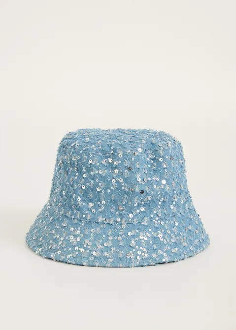 Denim bucket hat blauw (BLW.L)