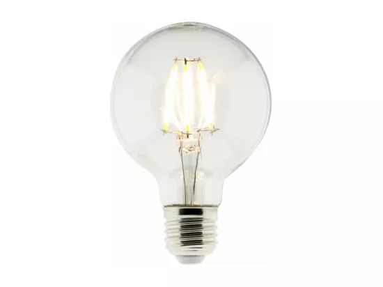 Ampoule déco filaments LED E27 6W - Blanc chaud - 600lm 2700K - Zenitech