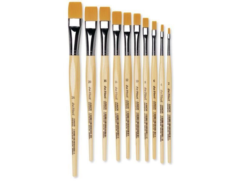 Da Vinci Schulpinsel Junior Synthetics, flach