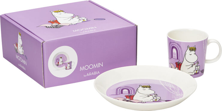 Moomin Arabia Mumi klassisk sæt - Snorkfrøken Lilla