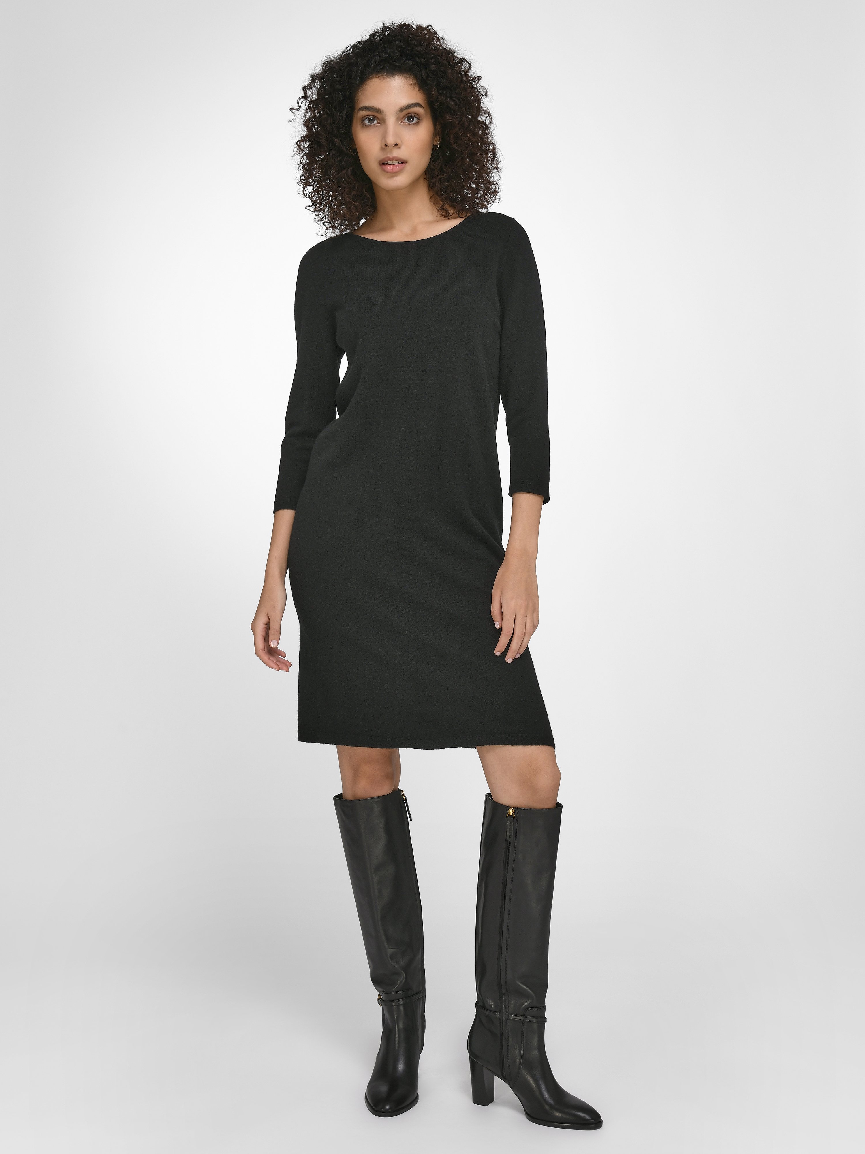 Strickkleid mit Schurwolle und Kaschmir