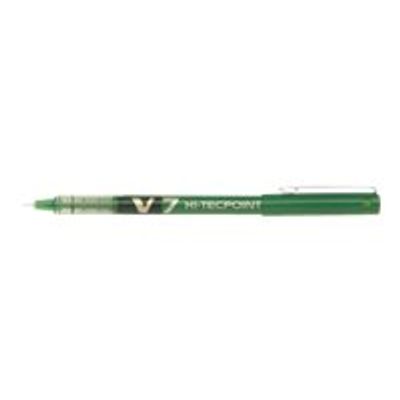 Pilot Hi-Tecpoint V7 - Pack de 12 rollers - 0,7 mm - vert
