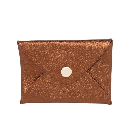 Porte-cartes cartao marron
