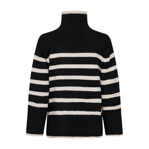 Neo Noir Fanning Stripe Striktrøje, Sort, 42