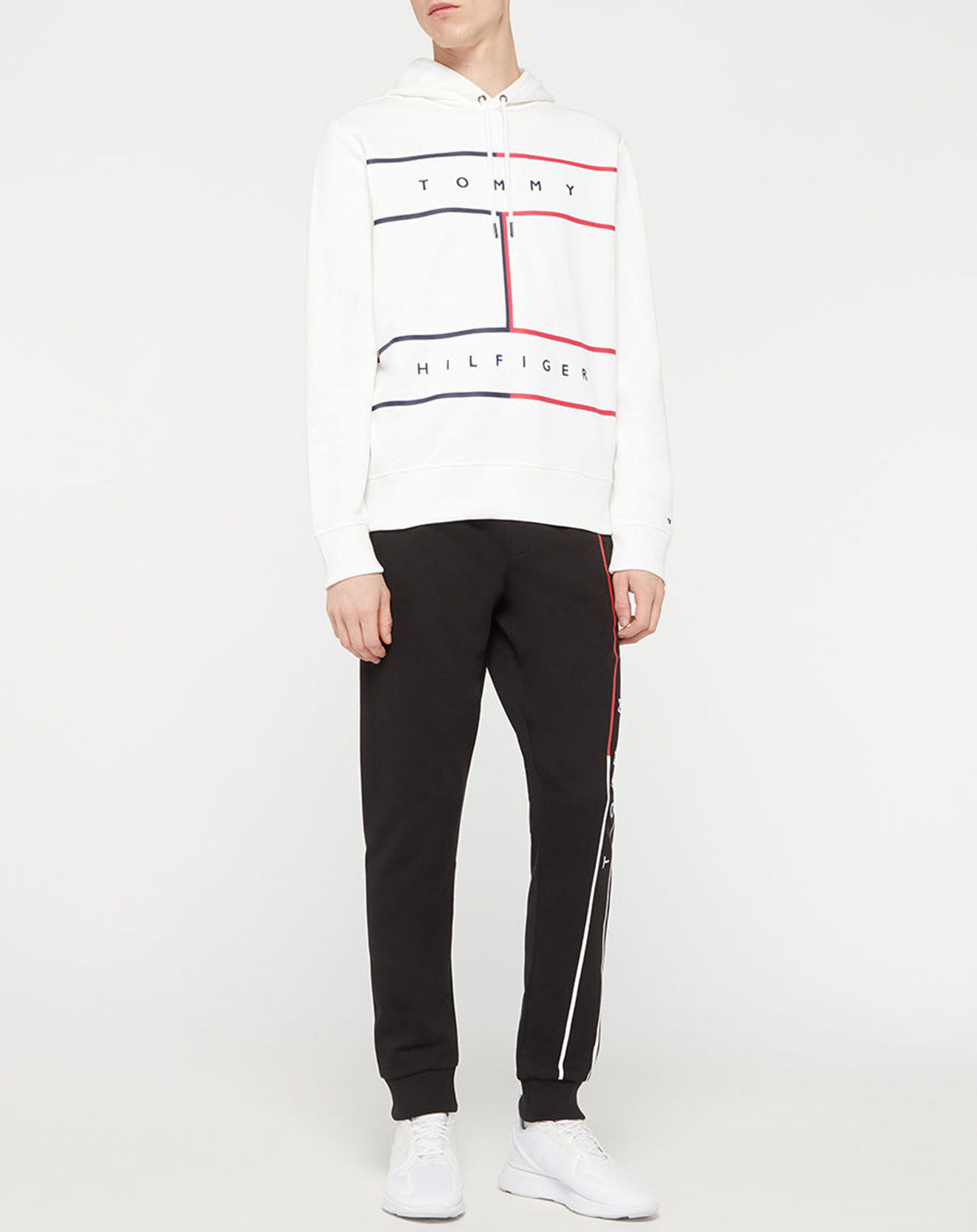Tommy Hilfiger Sweat Large Rwb Flag écru