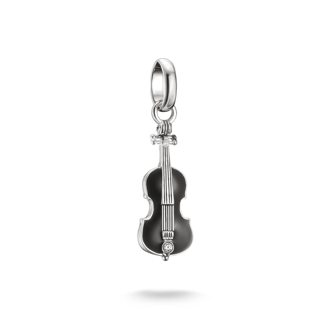 Thomas Sabo Charm-Anhänger Wednesday Cello Zirkonia Connect Silber