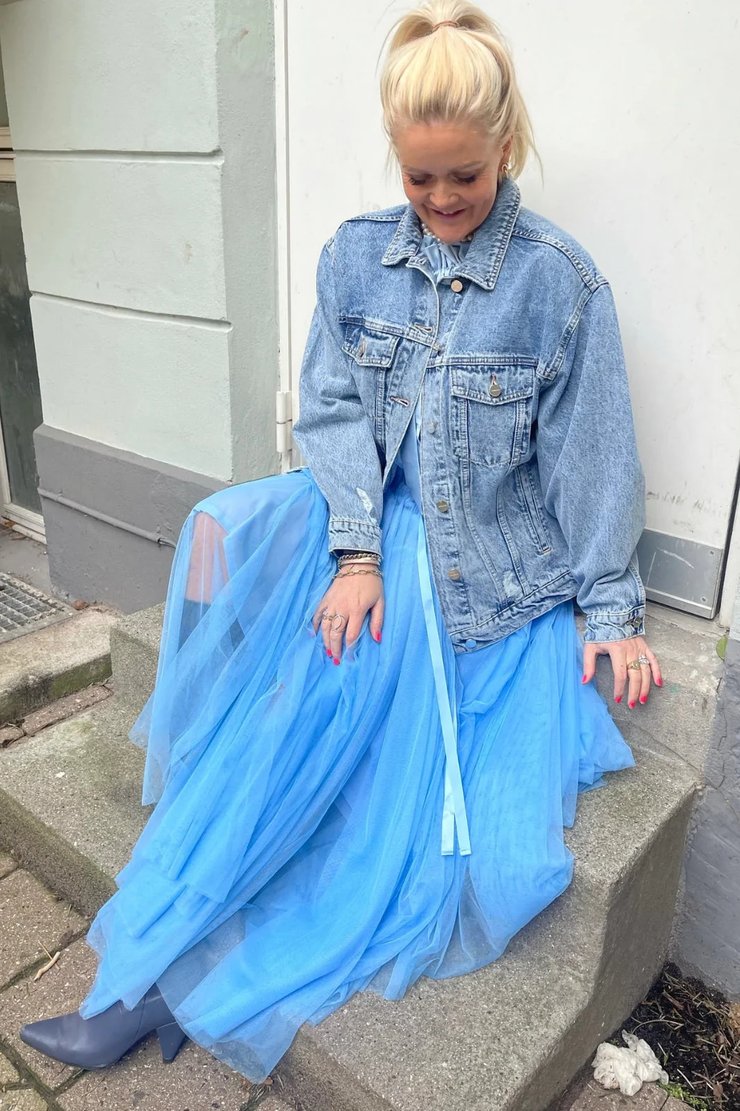EMM Copenhagen Daisy Skirt new blue