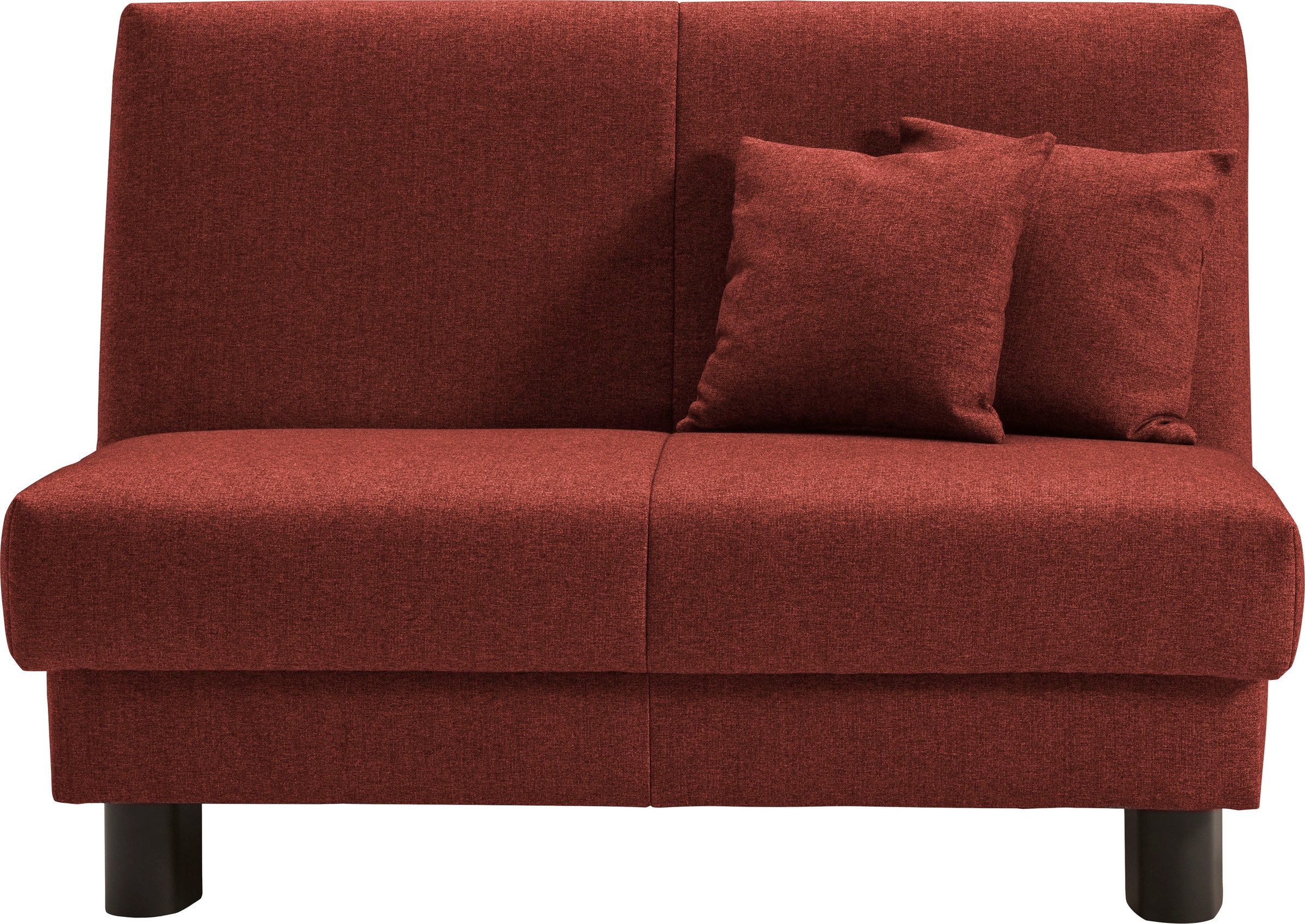 ell + ell Schlafsofa »Enny« Liegefläche Breite 120 oder 140 cm, Liegehöhe 40 cm, Füsse schwarz