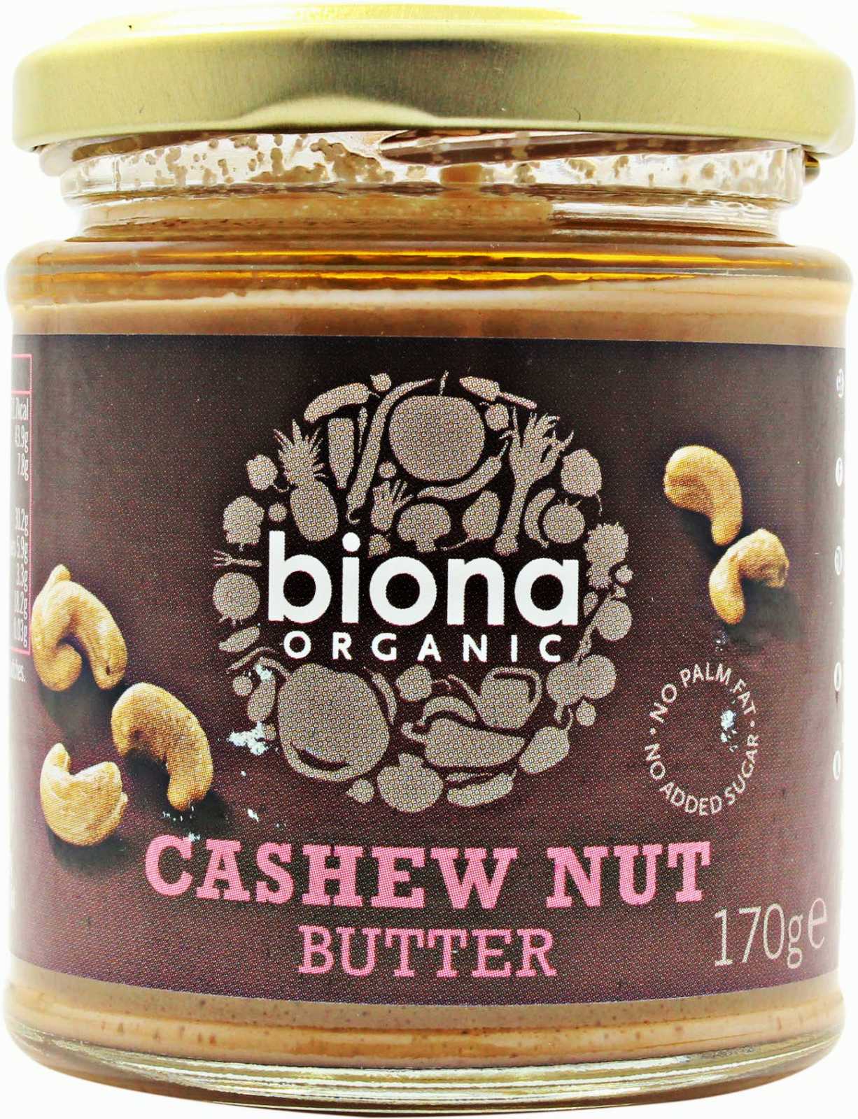 Manteiga de Caju Orgânica Biona Organic 170g