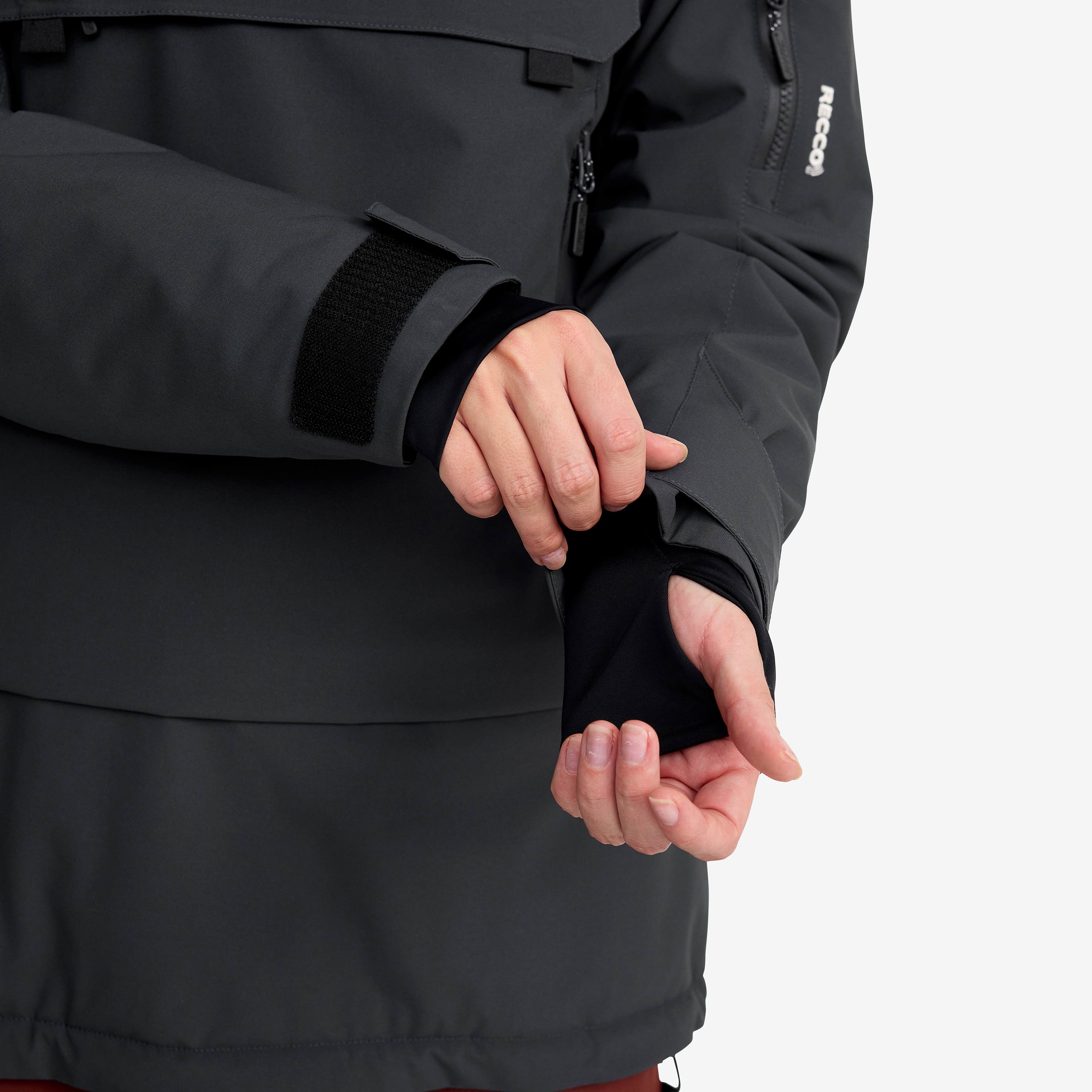 Halo 2L Insulated Ski Anorak Dame Anthracite