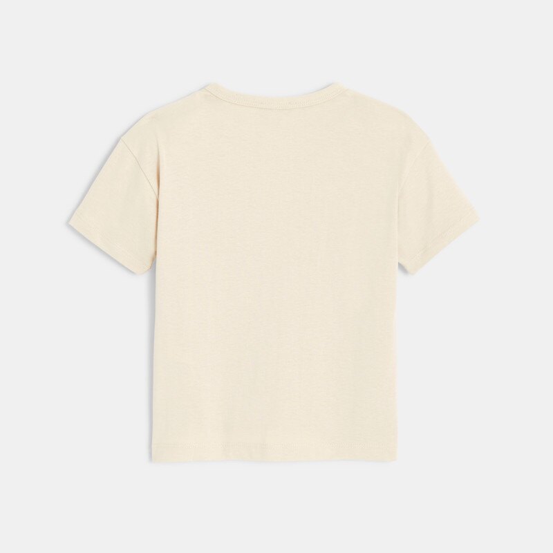 T-shirt bébé garçon beige à imprimé vague Catimini Beige
