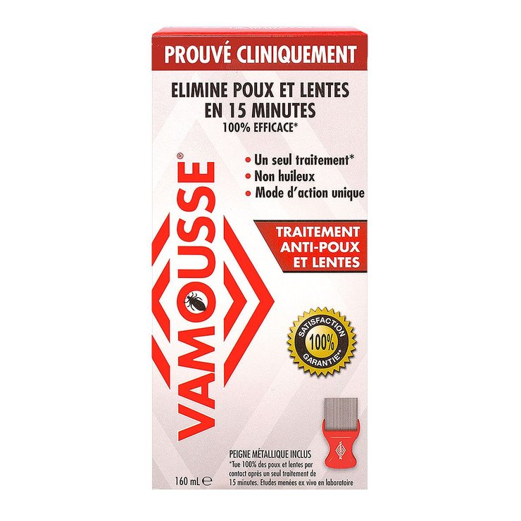 Traitement anti-poux & lentes 160ml