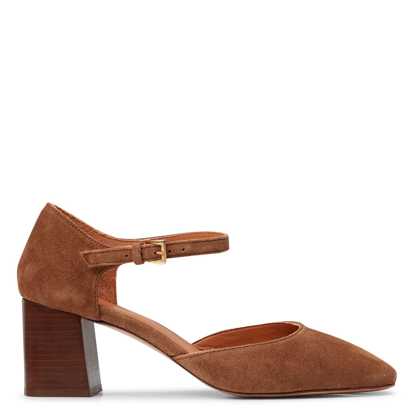 N°619 - Babies en cuir velours | Marron