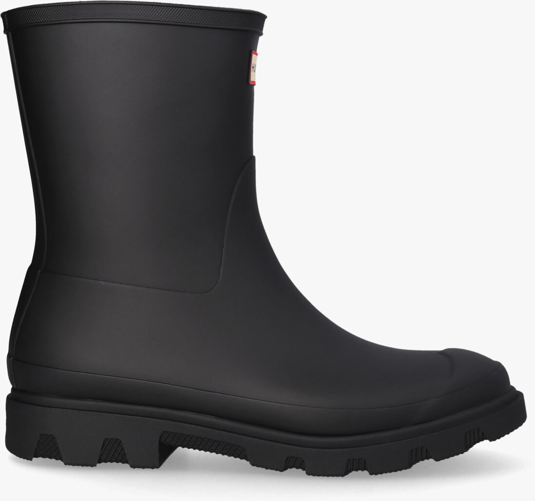 zwarte hunter regenlaarzen downpour short wellington boots