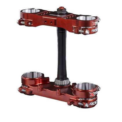 Tés de fourche Xtrig ROCS Pro Offset 20-22 mm - Marron