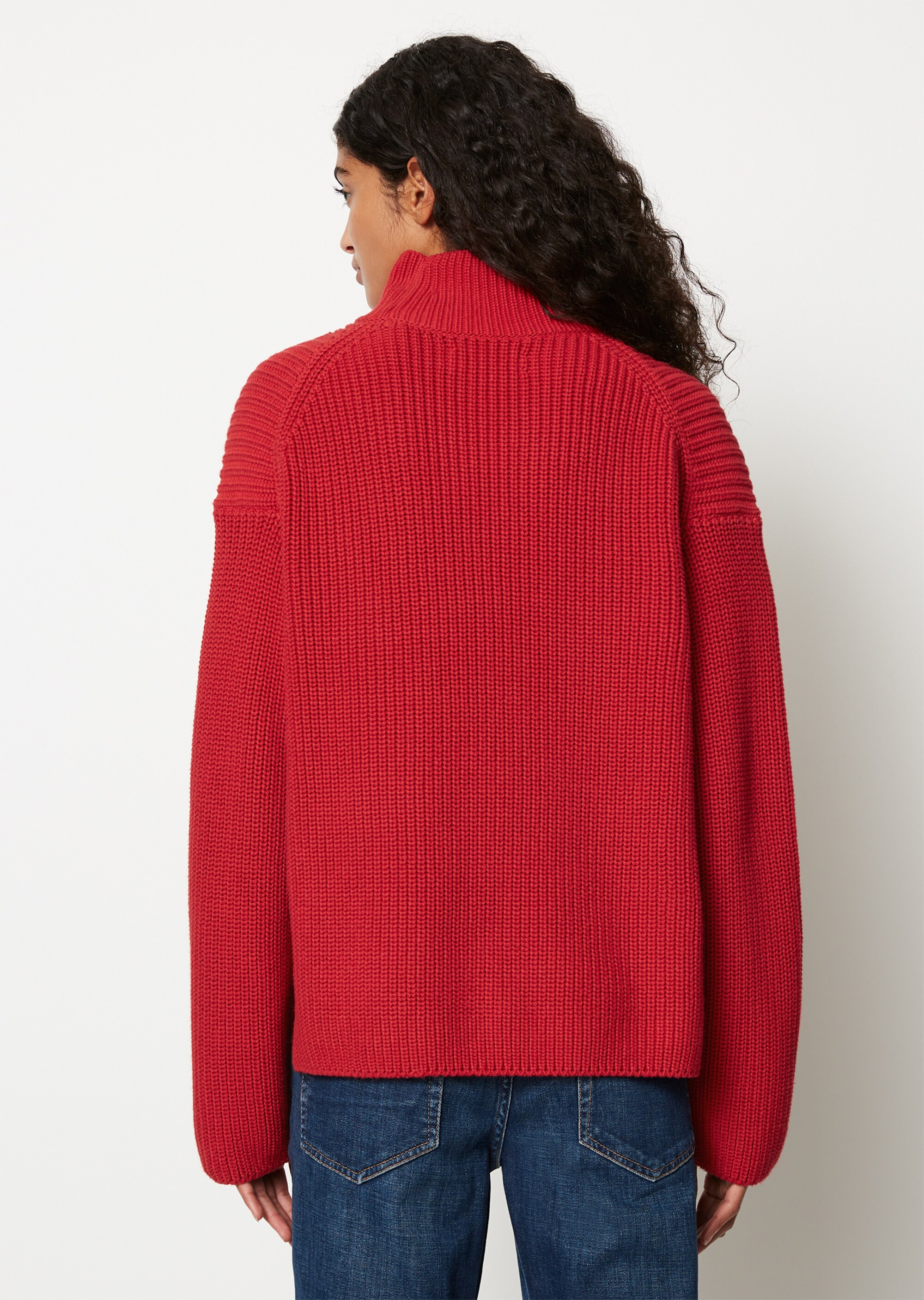 DfC Turtleneck-Strickpullover loose aus Heavy Weight Cotton