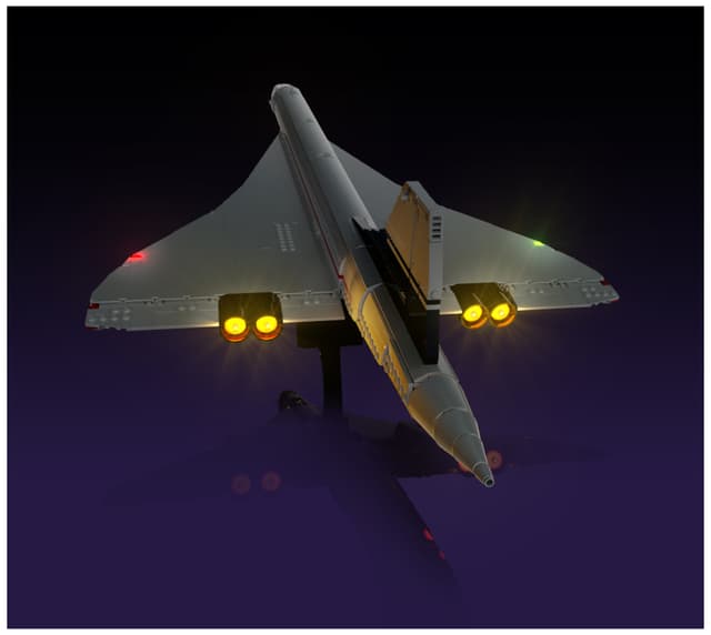 Light My Bricks™ Concorde lyskit