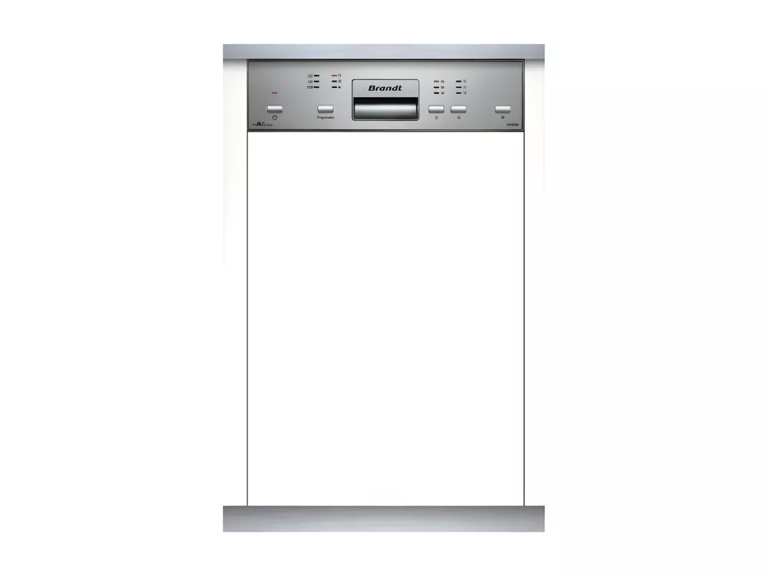 Lave-vaisselle encastrable BRANDT 10 Couverts 45cm E, VS 1010 X