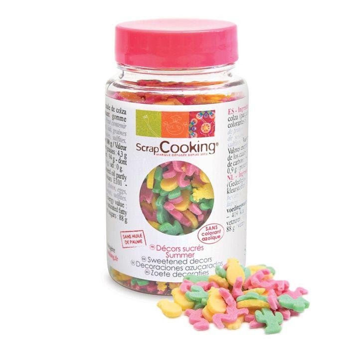 Décors sucrés Summer - pot 50 g Scrapcooking