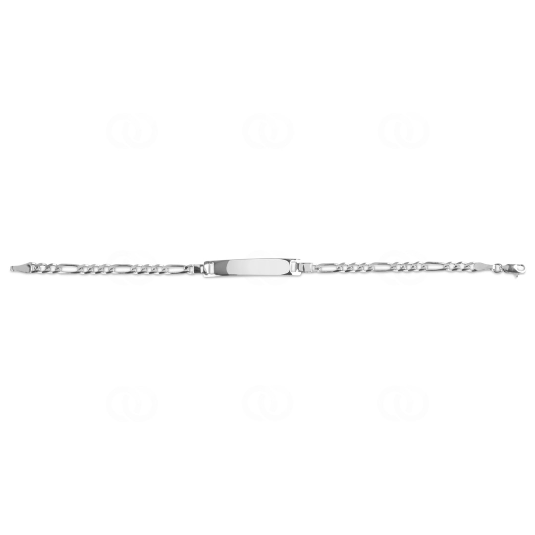 Gravurarmband Figaro 925 Silber 4.0mm