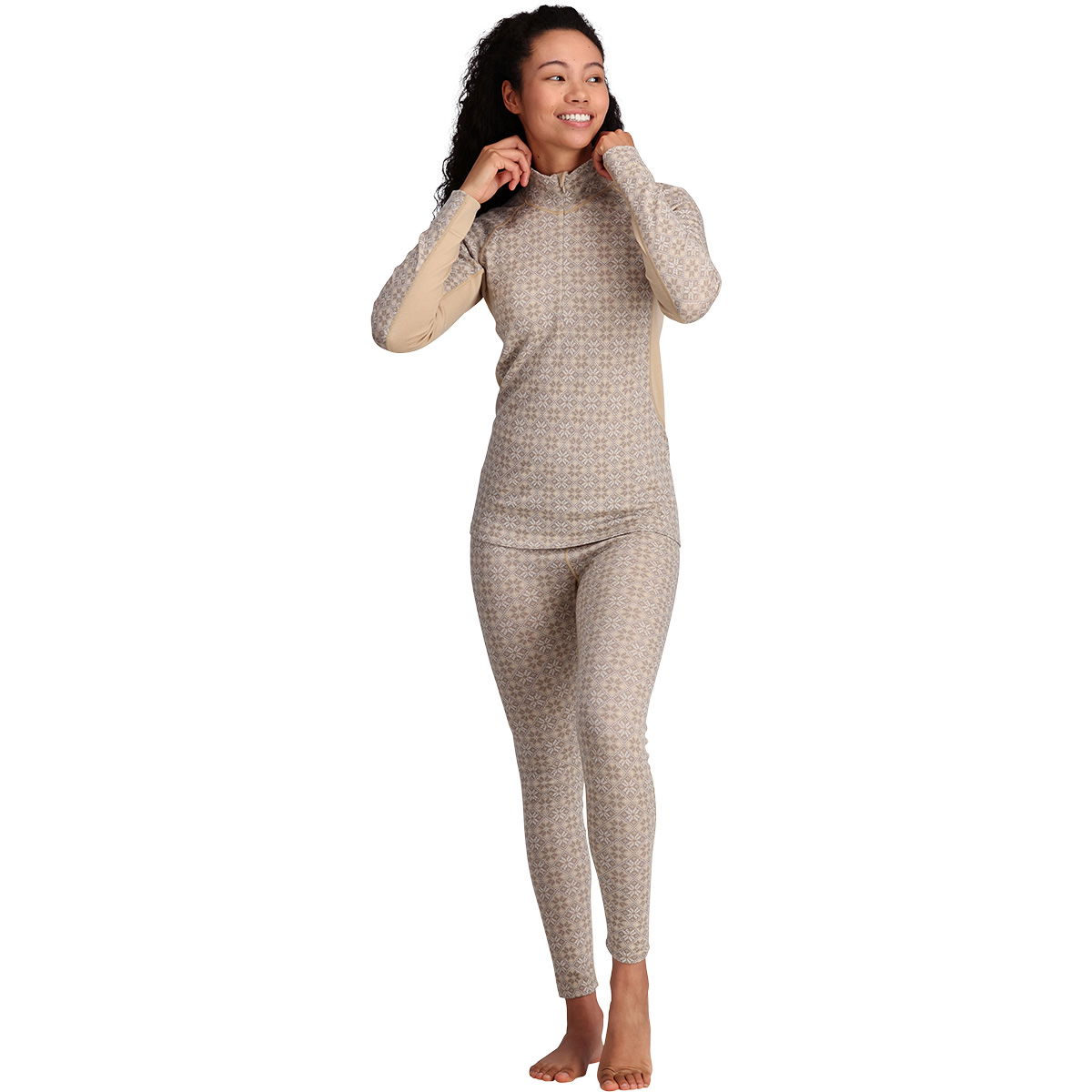 Kari Traa Rose Merinould Light 1/2 Zip Skiundertrøje Dame