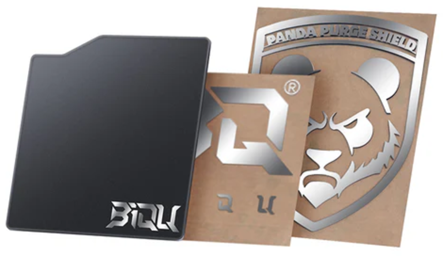 BIQU  Panda Purge Shield, Bambu Lab P1/X1    Optimierter Filamentauswurf für den Multicolor Druck