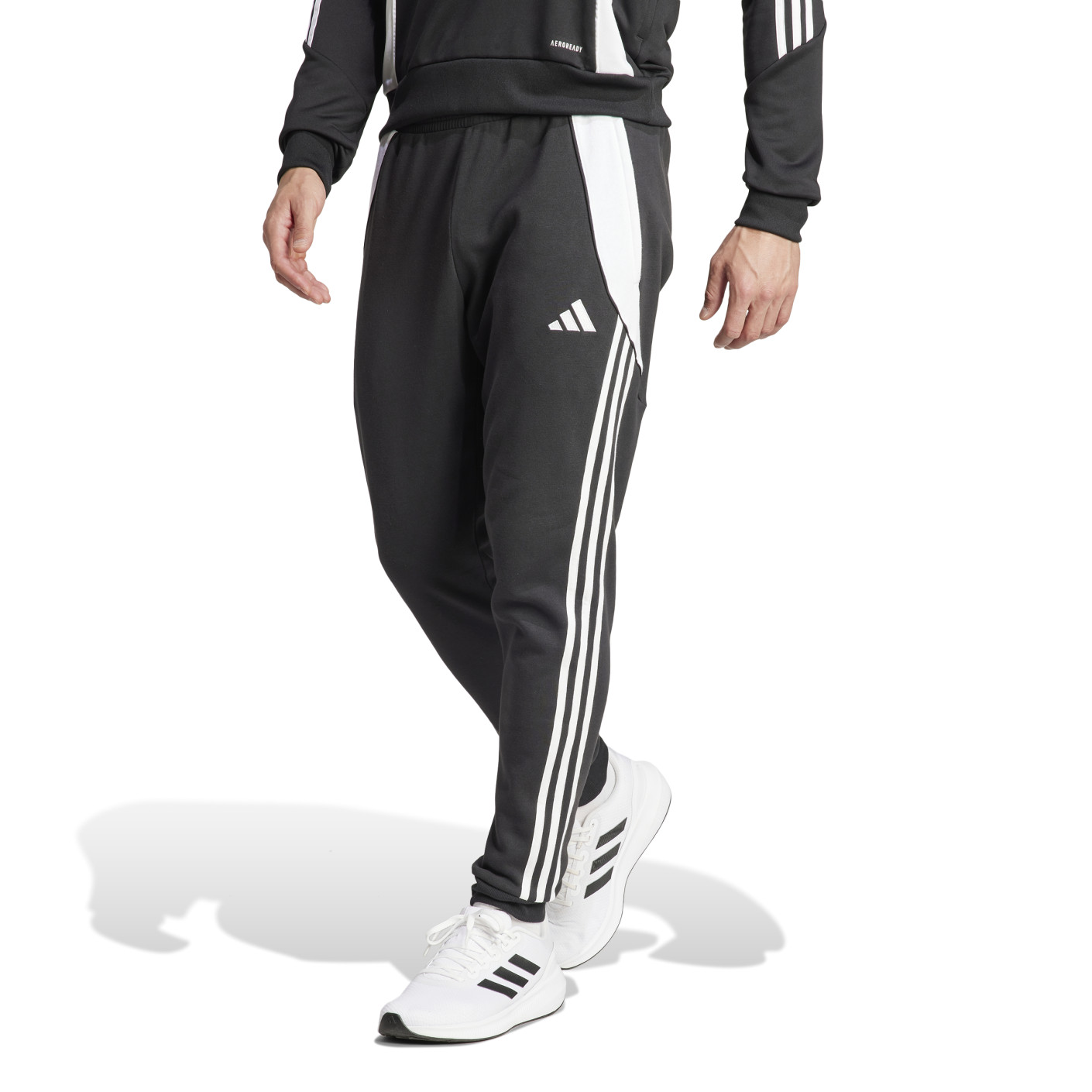 Adidas Tiro 24 Sweat Trainingsbroek Zwart Wit