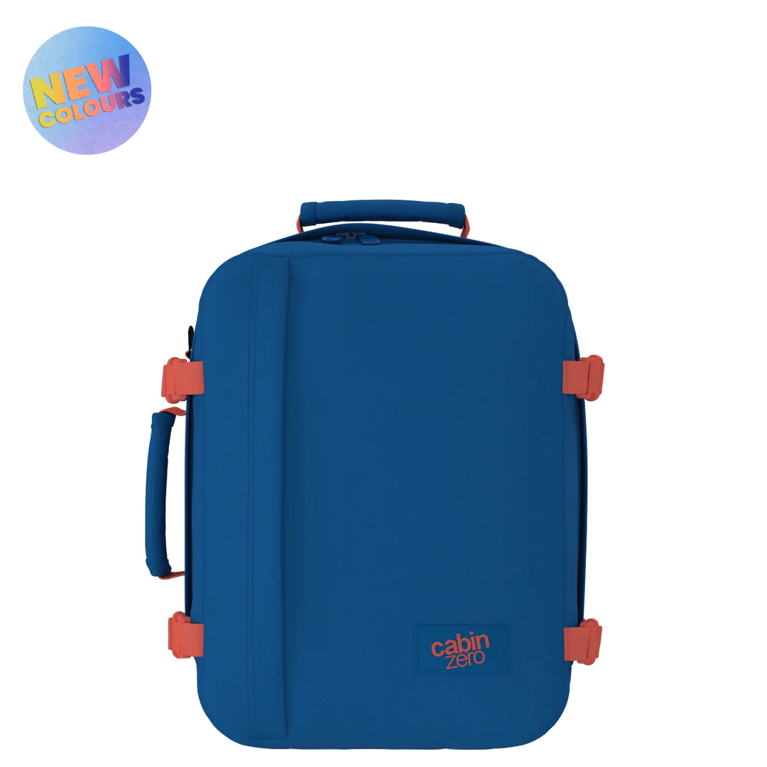 CabinZero Classic 28L Cabin Backpack Capri Blue