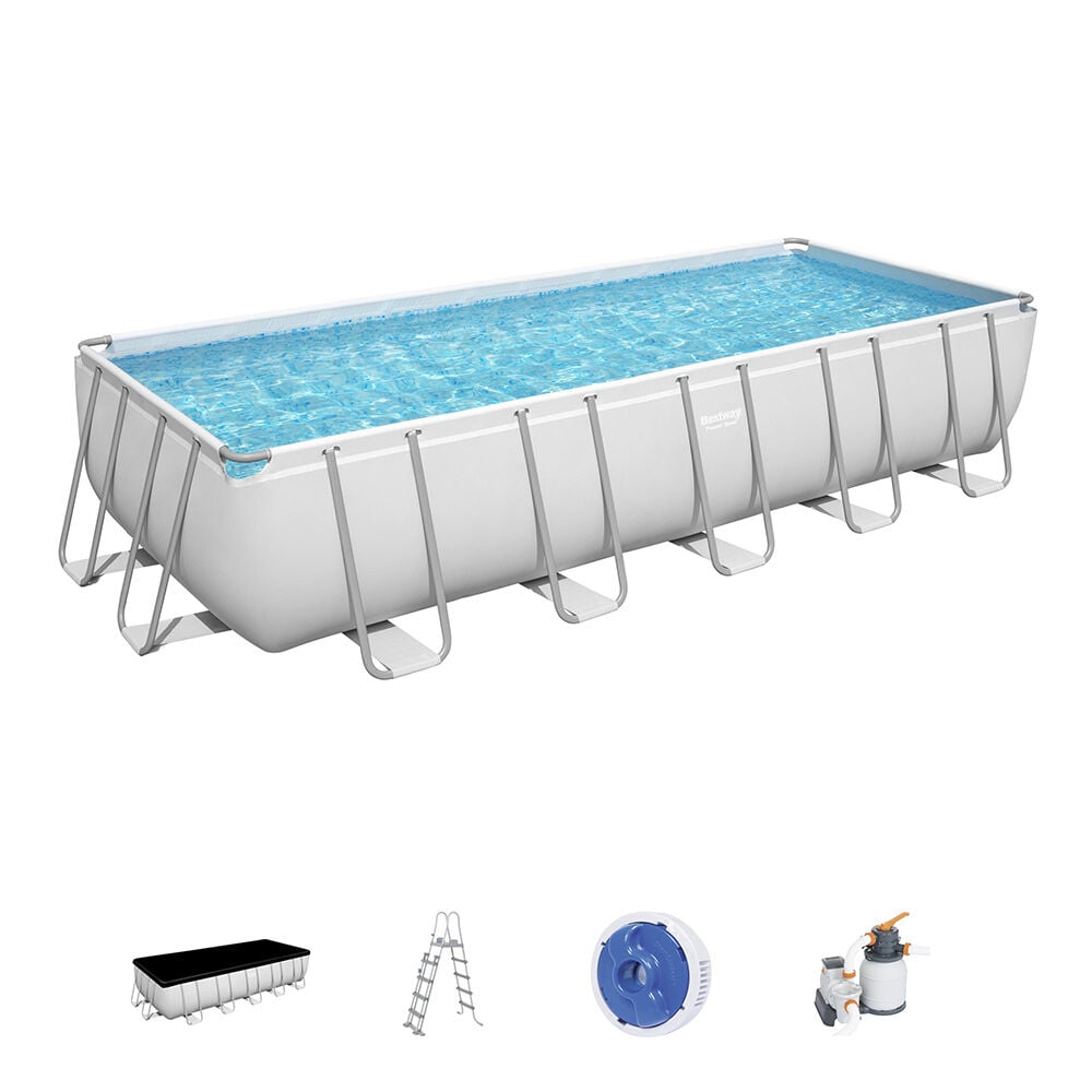 Piscine hors sol rectangulaire Power Steel™ Bestway L640xl274xH132cm